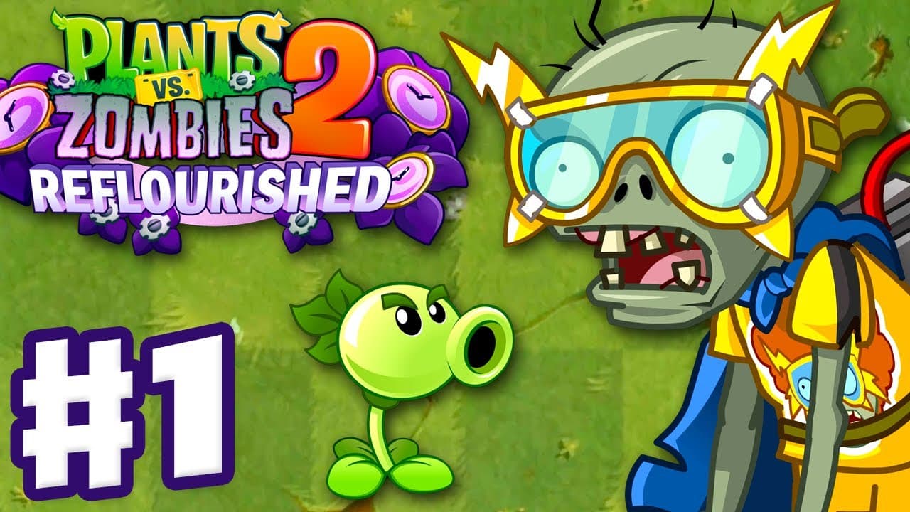 Plants vs. Zombies 2: Reflourished - Gameplay Walkthrough Part 1 - Holiday Mashup!