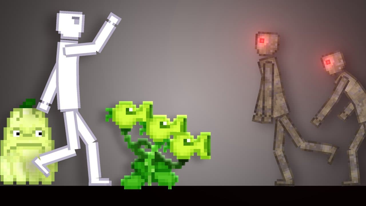 Plants Vs Zombies In People Playground UPDATED!